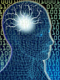 Illustration of Brain Activity with Computer Reference